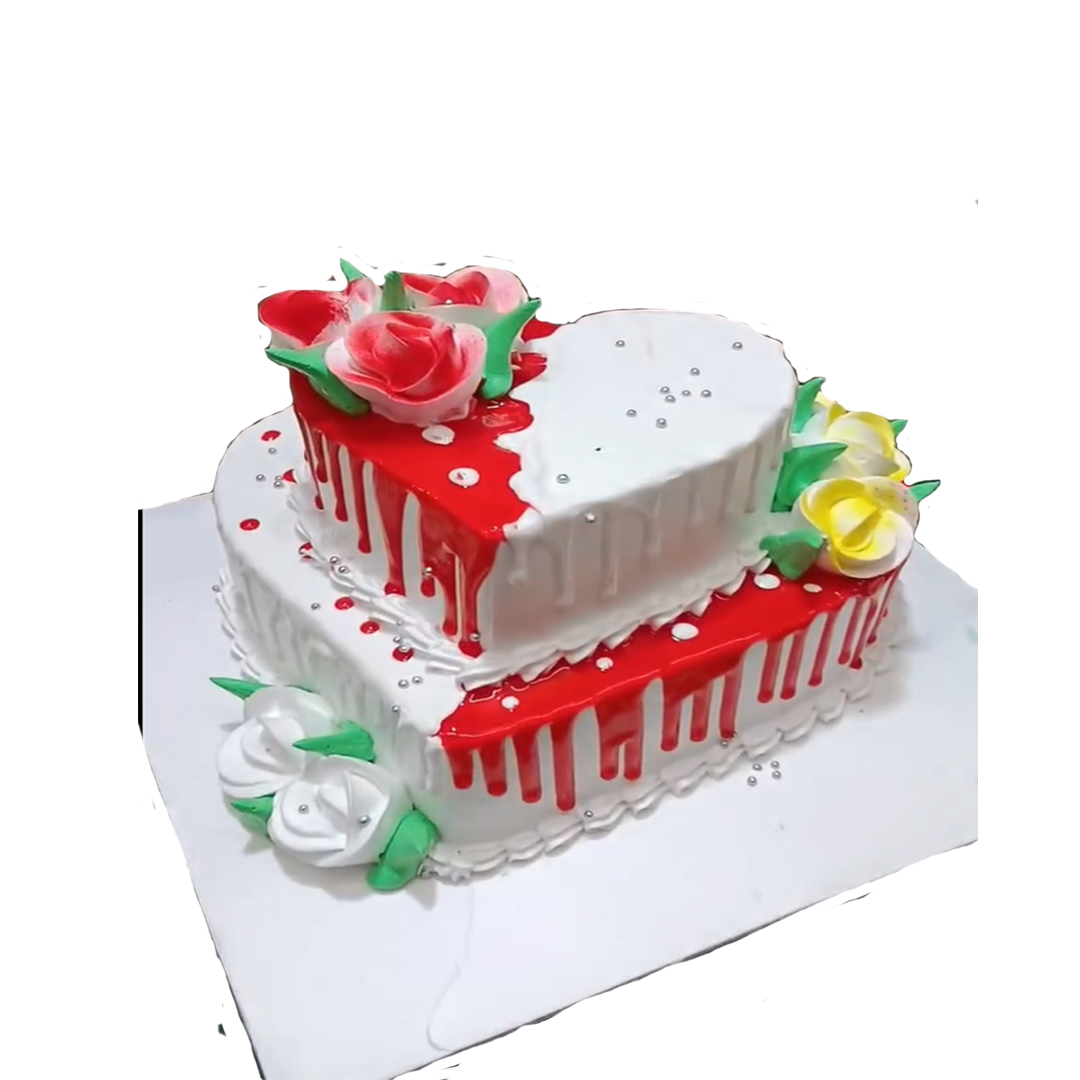 Gâteau à 21 cm de diamètre et 8 cm de hauteur