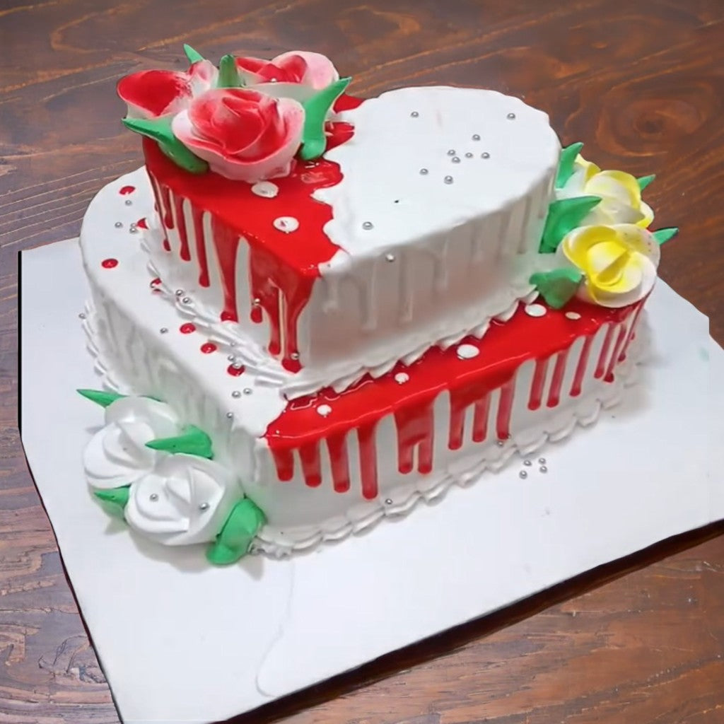 Gâteau à 21 cm de diamètre et 8 cm de hauteur